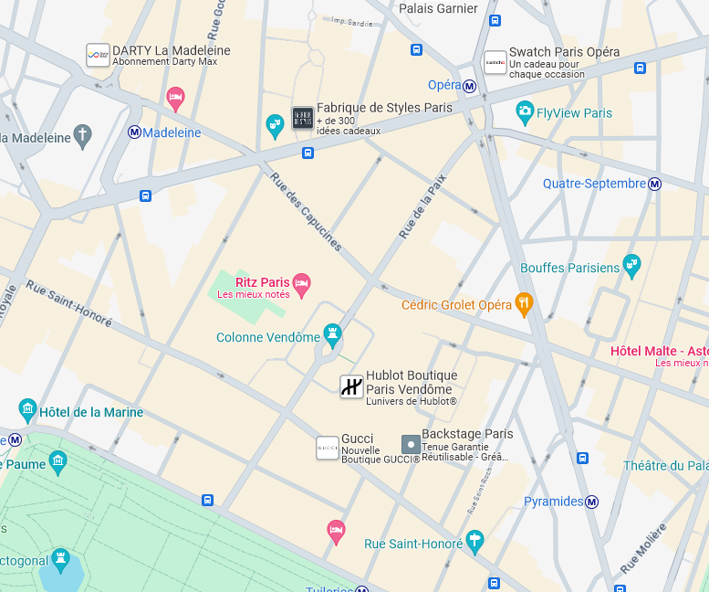 Location Commerce Paris 1 75001
