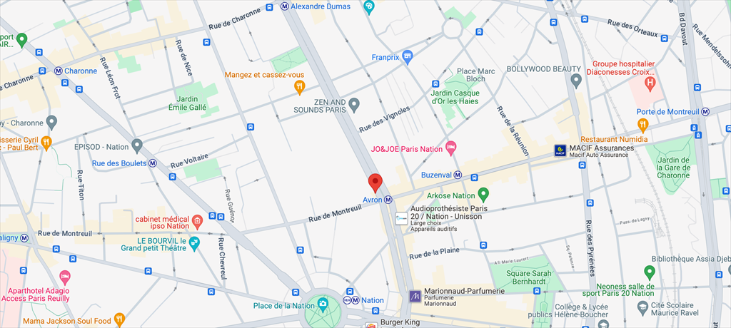 commerce en location sur PARIS (75020)