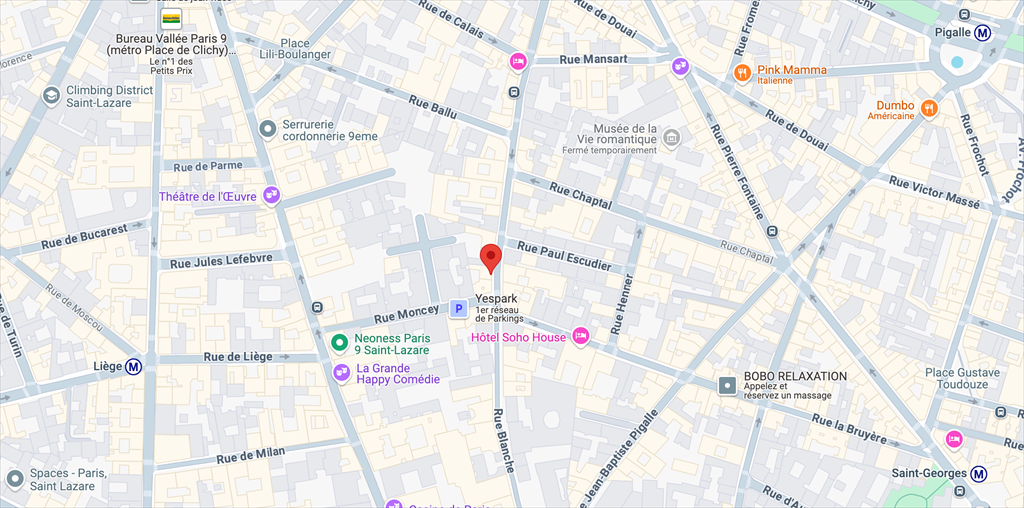 commerce en location sur PARIS (75009)